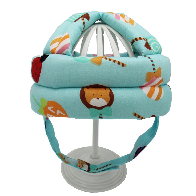 Cotton Infant Toddler Safety Helmet - Plumpoppies