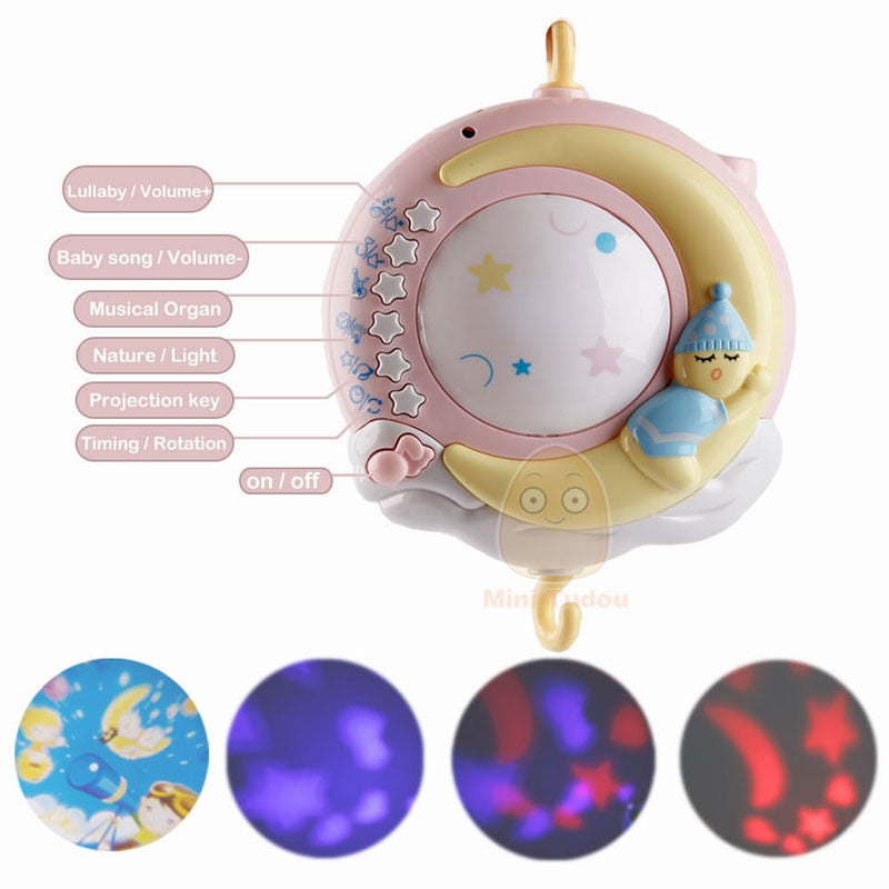 Newborn Crib Bed Bell Toddler Rattles Toy - Plumpoppies