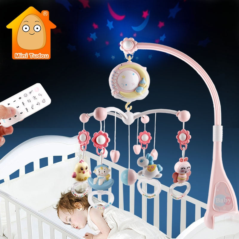 Newborn Crib Bed Bell Toddler Rattles Toy - Plumpoppies