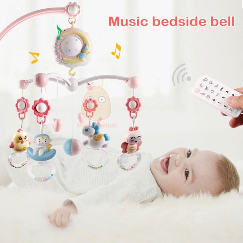 Newborn Crib Bed Bell Toddler Rattles Toy - Plumpoppies