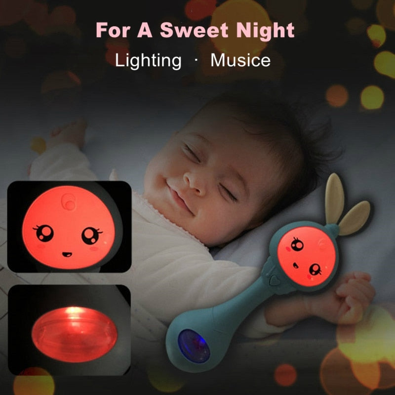 Baby Music Flashing Rattle Toys - Plumpoppies