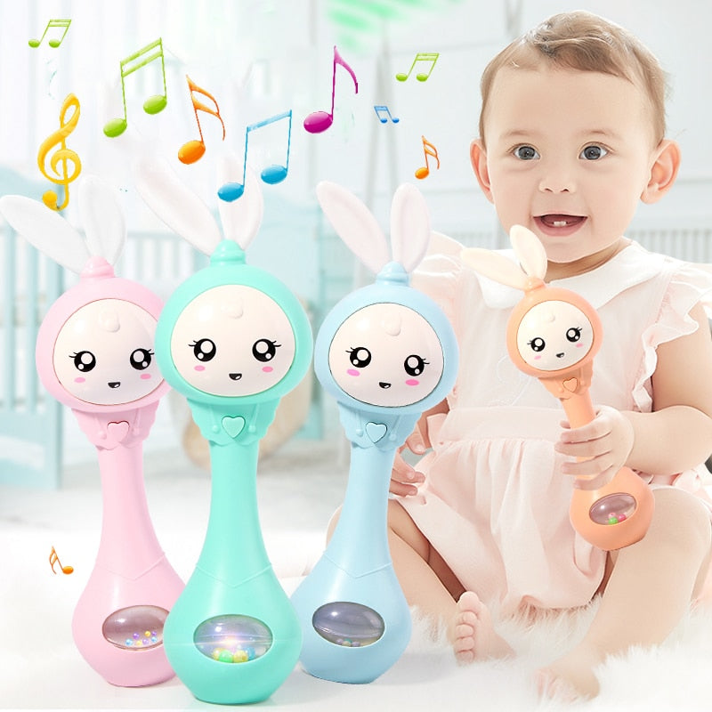 Baby Music Flashing Rattle Toys - Plumpoppies