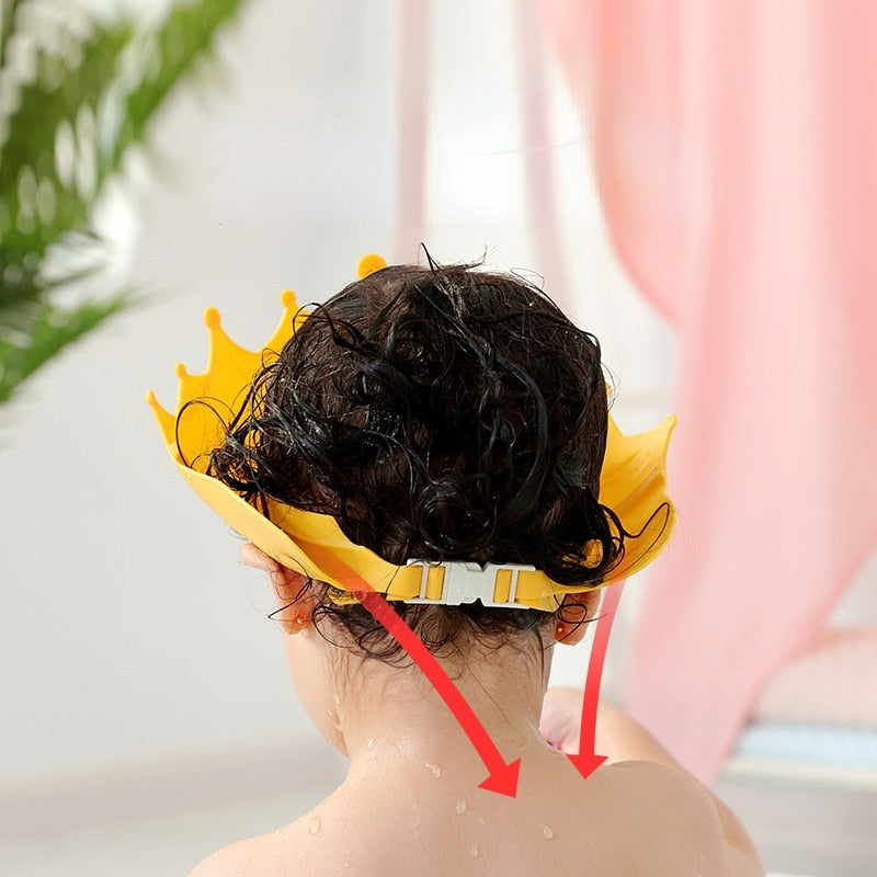 Adjustable Baby Bath Shampoo Shower Cap - Plumpoppies